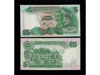 Malaysia 5 ringgit sedel (1995) ovikt/UNC P-35