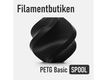 Bambu Lab PETG Basic Filament Svart/Black - Spole