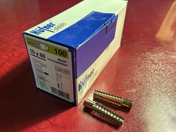 Metallankare (id01709) Hufner 10x60 mm 1 paket EAN 4022489121300 totalt 100 st