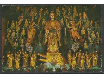 1973.-Kinesisk-Jade Buddha-Shangjai-vykort - Kina