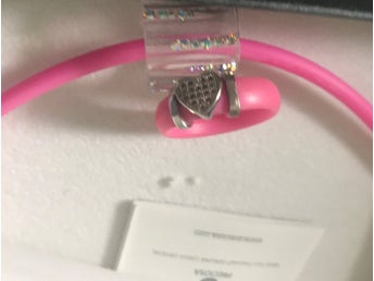 Vackert smycke set halsband + ring hjärta kristaller från Preciosa, nya