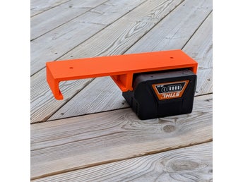 2-pack Batterihållare Stihl AK (Totalt 4 platser) - Robust PETG
