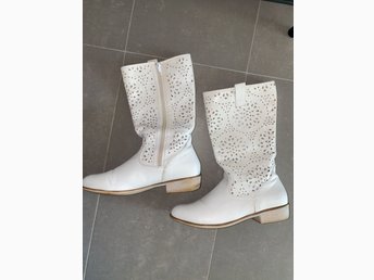 Anna Field vit boots boho Anna Field vit boots boho