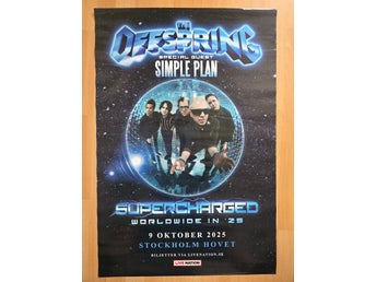 The Offspring, Hovet Stockholm 2025, Konsertaffisch