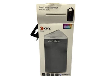 CKY CK008 Bluetooth Högtalare LED Svart 800mAh Clas Ohlson Trådlös Speaker