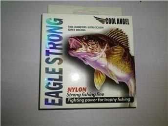 NYLONLINA EAGEL STRONG ANGEL MAX100 M /0.12 mm/ 2.4 KG Fiskelina Längd: 100 m