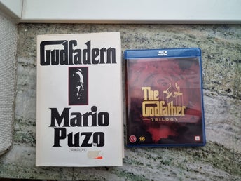 Gudfadern / Godfather trilogy 4-disc blu ray utgåva samt boken! Mario Puzo