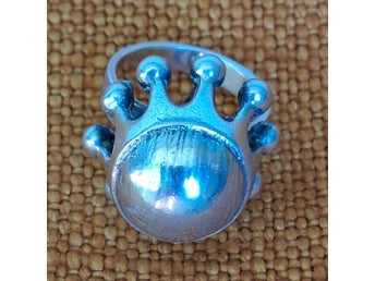 Retro Ring i Sterlingsilver 916, E. Granit & Co 1960/70, 10,25 g