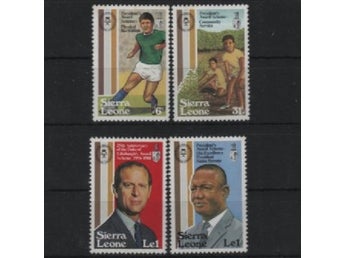 Sierra Leone 1981 Hertingen av Edinburghs stipendium till ungdomar 4v