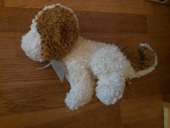 Gosedjur Hund-Valp Åhlens Höjd från Tassar till Huvud ca 20 cm