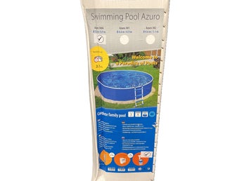 Pool Azuro / Mountfield 3,6 x 0,9 m – komplett set i toppskick (NY)