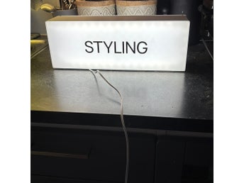 LED Ljuslåda STYLING 35,5cm – Skylt / Dekor / Butik