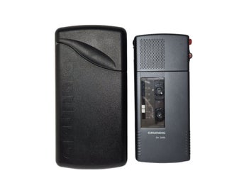 Grundig Dh 2095 fungerande diktafon i fodral från Tyskland 1994