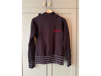 Elvine svart huvtröja 90-tal retro stl M