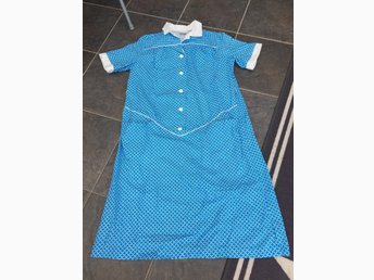 Retro ny rockklänning turkosvit. Stl 48 (413092352) ᐈ Köp Kläder RockKlänning vit