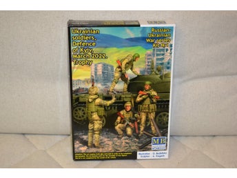 TROPHY Nr 1 Ukrainska Soldater Ukraina Mars 2022 Trophy 1:35 Master Box Ny
