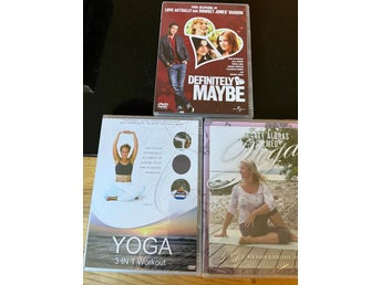 Definitely Maybe och 2 Yoga DVD-skivor