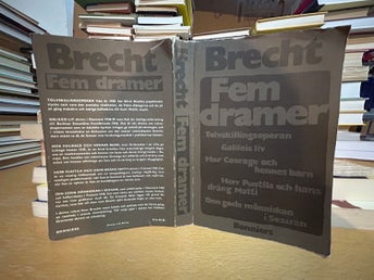 Fem dramer av Bertolt Brecht, bok, Very Good plus