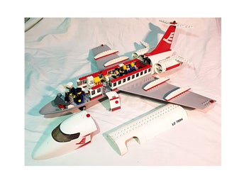 RETRO LEGO Flygplan 7894–flygplan & minifigurer från 2006-klassiker i fint skick