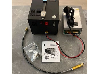 300W 300Bar bärbar PCP högtryckspump, PCP luftkompressor, snabb uppblåsning