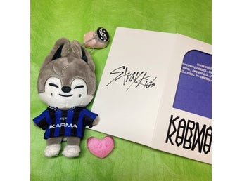 Stray Kids SKZOO KARMA Official Plush Doll Keyring WolfChan Bang Chan
