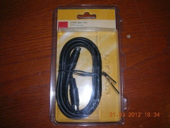 S-VHS kabel 2m hane-hane