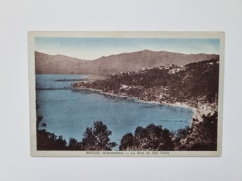 Vykort Algeriet La Baie de Sidi Yahia i Béjaïa (tidigare känd som Bougie)