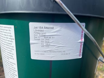 Målarfärg för utomhusmålning