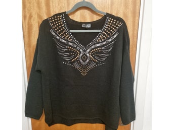 Design by KappAhl svart tröja, storlek 40/42