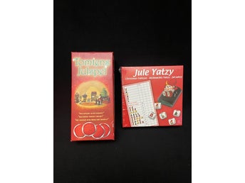 2 st Julspel – Tomtens Julspel & Jule Yatzy – Oanvända