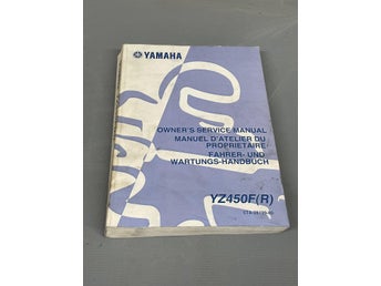 Original Verkstadshandbok Yamaha yz450f yz450 yz 450 f