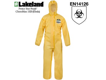 [Large] Lakeland ChemMAX 1EB Chemsuit PPE EN14126 - Specialutvecklad Skyddsdräkt