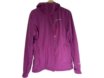 Columbia Omni-tech lila jacka, storlek M Waterproof Breathable Jacket