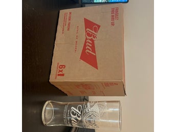 Budweiser ölglas