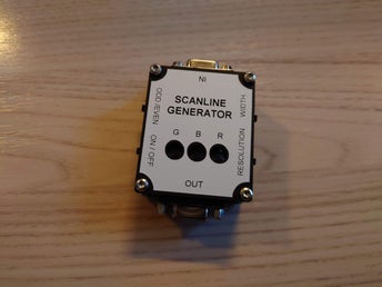 Scanline Generator (VGA) till både CRT och Plattskärm