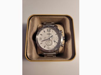 FOSSIL JR1444 Herrklocka Vit Silver
