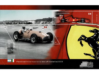 ARGENTINA 2009 Mi BL 114 FERRARISPORTSBIL MINIARK **