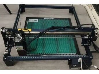 10W 410x400mm lasergraveringsmaskin med automatisk kontroll gasassisterat system