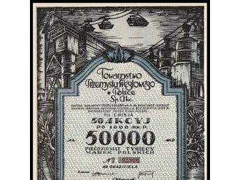 1923 Poland: Towarzystwo Przemystu Weglowego w Polsce