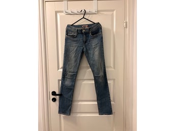 H&M blå jeans, storlek 158 passar även XS