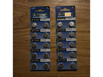 AG13 LR44 357 batteri 20-pack FRIFRAKT