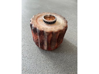 Ring i rostfritt stål stl 10 ca 19,5mm Oanvänd
