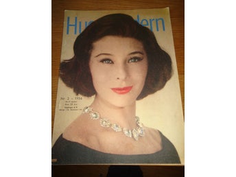 Husmodern nr2 1956 Nadine de Rothschild omslaget,Robert Haenfein , mode & hem