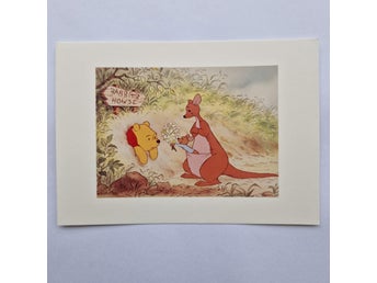 Disney Archive Winnie the Pooh Postcard - Roo Kanga Nalle Puh
