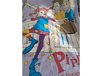 Lila påslakan 90 talet. 130 x 200 cm