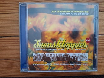 Svensktoppar #4 - Svenska Hits Genom 40 År 1962-2002 CD Nostalgi Hög på nivå