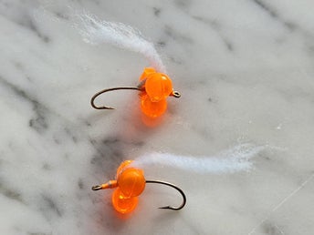 2 st-UV Egg for Trout, and Salmo Krok #8 (Torrflugor Våtflugor