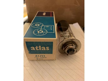 Projektorlampa NOS Vintage Atlas A1/53 58.58.8980C 115V 750W P46s