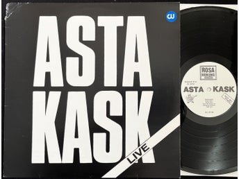ASTA KASK Live 1986 RARE PUNK LP Sexkomplex Sista klivet Ringhals brinner