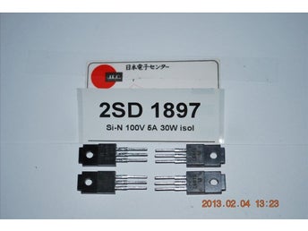 Transistor 2SD1897 4 stycken